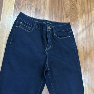 Dark denim skinny jeans